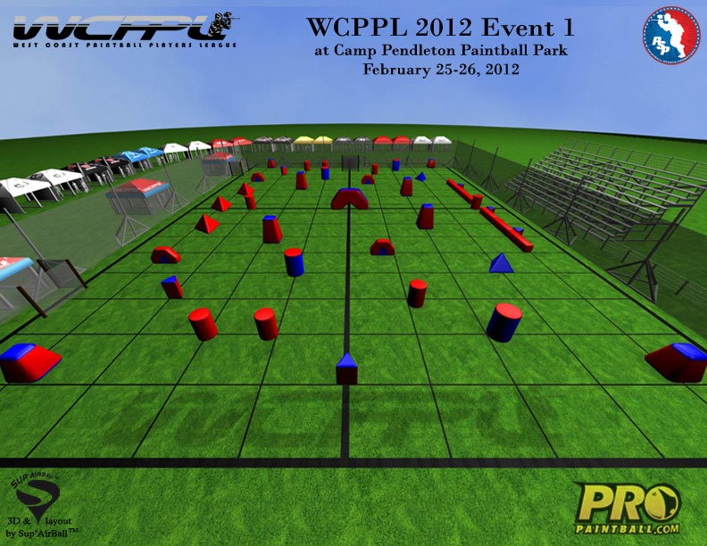 2012_WCPPL_E1_Breakout West Coast Paintball Players League Field Layout 1, Breakout