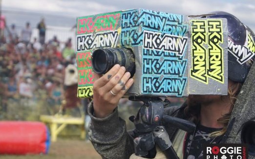 cassidy-sanders-paintball-video Cassidy Sanders Filming Paintball - Photo: Roggie Photo